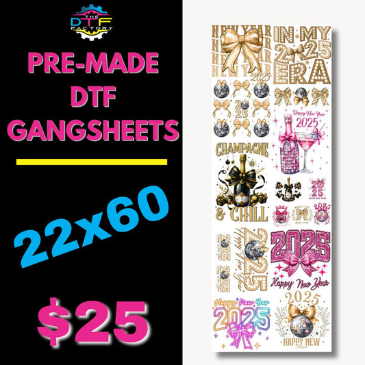 New Year's 2025| Pre-Made Gangsheet