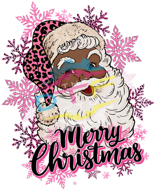 Black Santa (Pink)