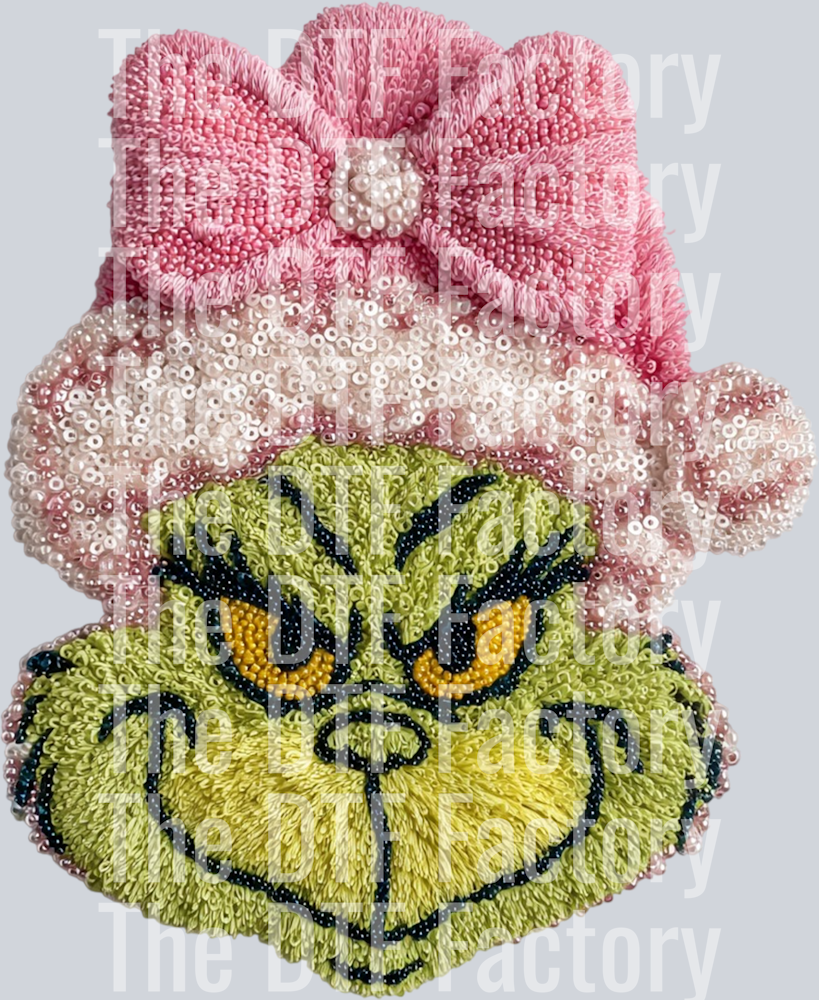 Crochet Grinch Pink